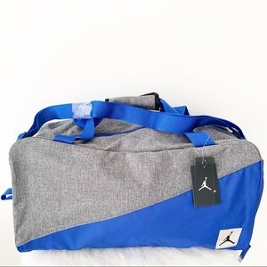 NIKE Jordan Duffel Bag Travel Duffle Gym Blue New
